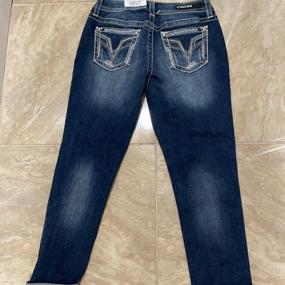 New with tag Vigoss Heritage Capri jeans suze2/L25 - Picture 2 of 11